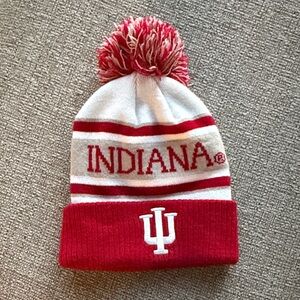 Indiana IU Knit Beanie with Pom